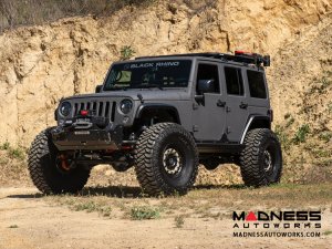 Jeep Custom Wheels (1) - Black Rhino - 17 x 9.5 - Arsenal - Sand on Black 
